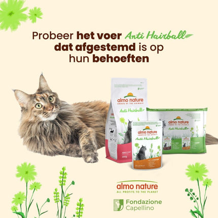Almo Nature Anti Hairball Droogvoer Kat - 400 g of 2 kg
