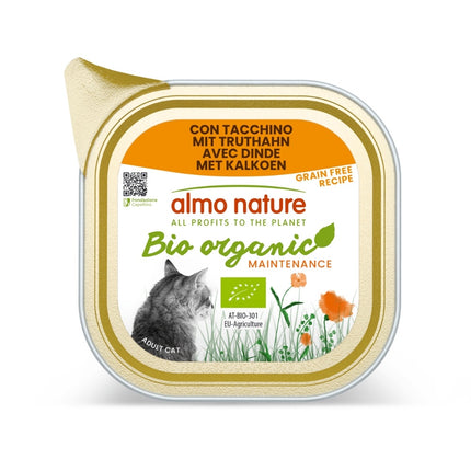 Almo Nature Bio Organic Natvoer Kat - Kuipje  - 19 x 85g
