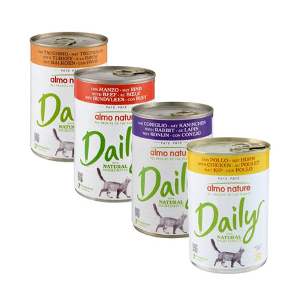Almo Nature Daily Natvoer Kat - Blik - 24 x 400g