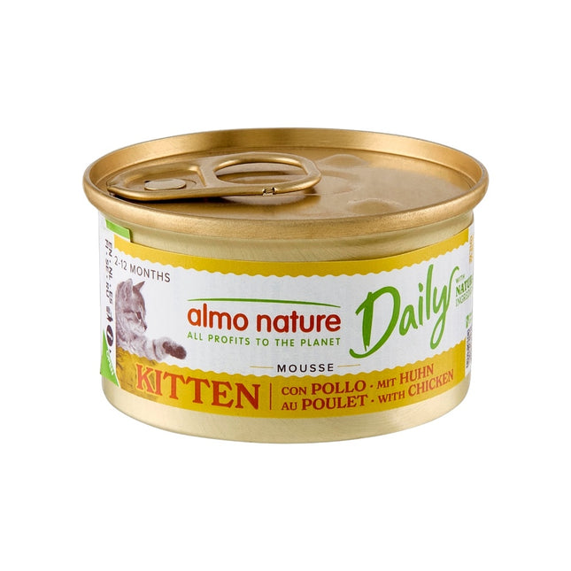 Almo Nature Daily Natvoer Kat - Kitten - Mouse - Blik - 24 x 85g
