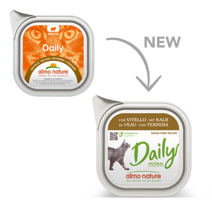 Almo Nature Daily Natvoer Kat - Kuipje  - 32 x 100g