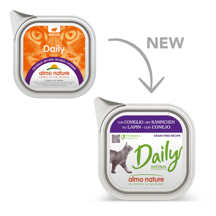 Almo Nature Daily Natvoer Kat - Kuipje  - 32 x 100g