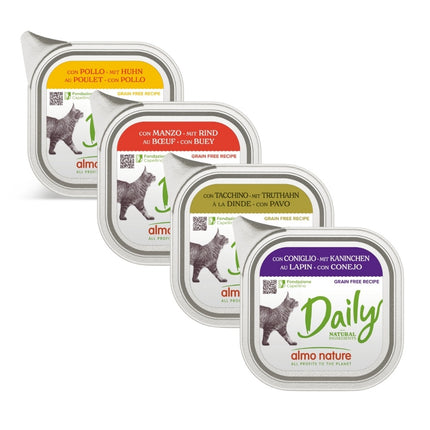 Almo Nature Daily Natvoer Kat - Kuipje  - 32 x 100g