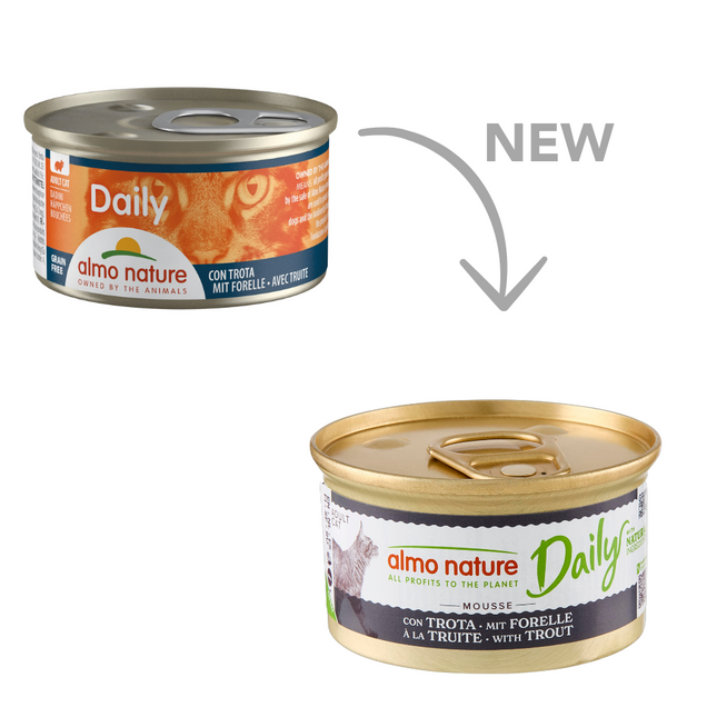 Almo Nature Daily Natvoer Kat - Mousse - Blik - 24 x 85g