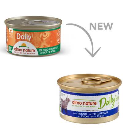 Almo Nature Daily Natvoer Kat - Mousse - Blik - 24 x 85g