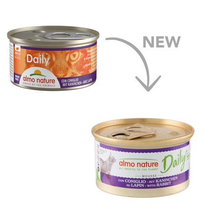 Almo Nature Daily Natvoer Kat - Mousse - Blik - 24 x 85g