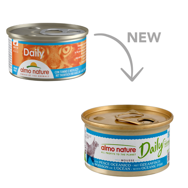 Almo Nature Daily Natvoer Kat - Mousse - Blik - 24 x 85g