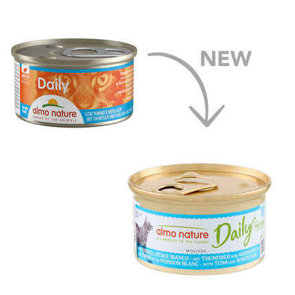 Almo Nature Daily Natvoer Kat - Mousse - Blik - 24 x 85g
