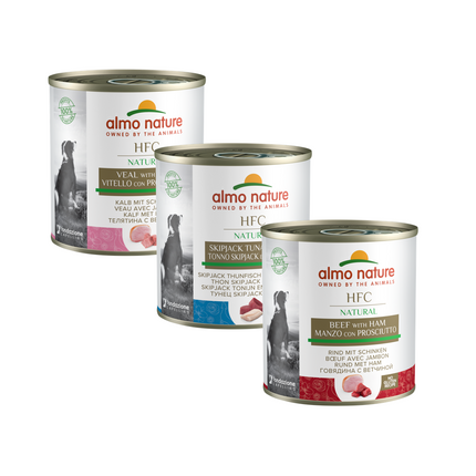 Almo Nature HFC Natvoer Hond - Natural -  Blik - 12 x 290g