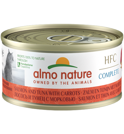 Almo Nature HFC Natvoer Kat - Compleet - Blik - 24 x 70g