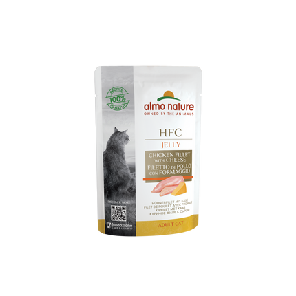 Almo Nature HFC Natvoer Kat - Jelly - Zakje - 24 x 55g