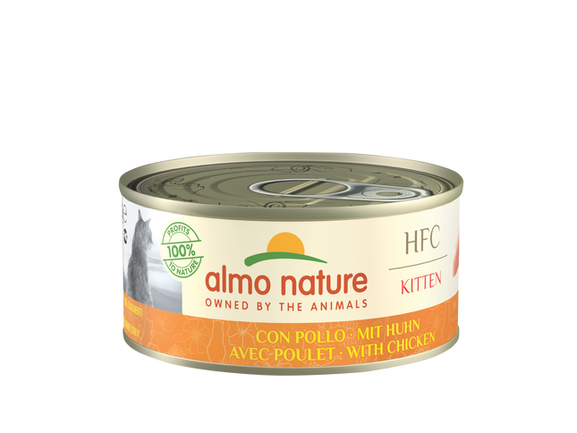 Almo Nature HFC Natvoer Kat - Kitten -  Blik - 24 x 150g
