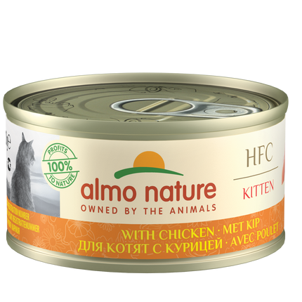 Almo Nature HFC Natvoer Kat - Kitten - Blik - 24 x 70g