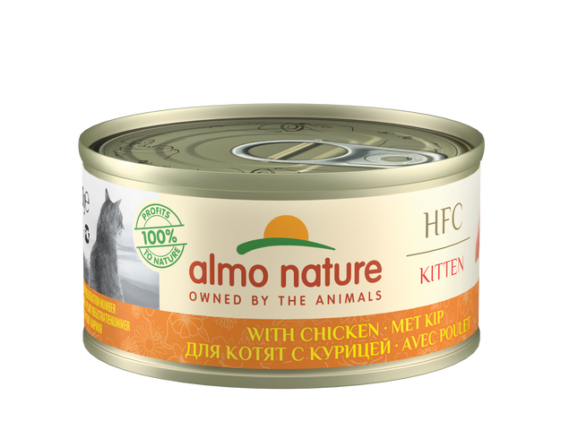 Almo Nature HFC Natvoer Kat - Kitten - Blik - 24 x 70g