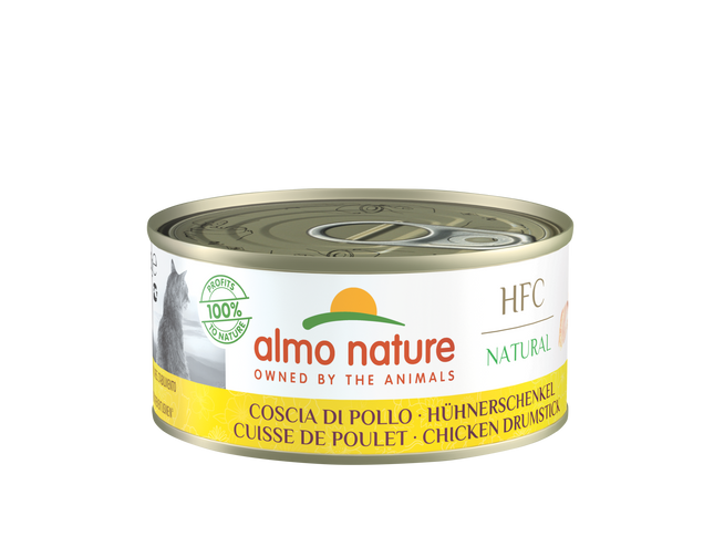 Almo Nature HFC Natvoer Kat - Natural -  Blik - 24 x 150g