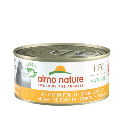 Almo Nature HFC Natvoer Kat - Natural -  Blik - 24 x 150g