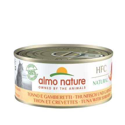 Almo Nature HFC Natvoer Kat - Natural -  Blik - 24 x 150g