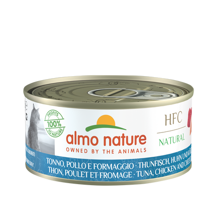 Almo Nature HFC Natvoer Kat - Natural -  Blik - 24 x 150g