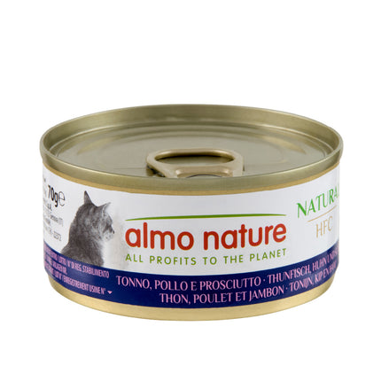 Almo Nature HFC Natvoer Kat - Natural - Blik - 24 x 70g