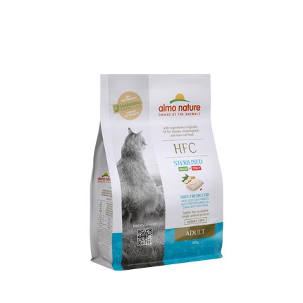 Almo Nature HFC Sterilised Droogvoer Kat - 300g of 1,2kg