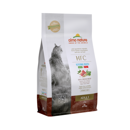 Almo Nature HFC Sterilised Droogvoer Kat - 300g of 1,2kg