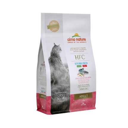 Almo Nature HFC Sterilised Droogvoer Kat - 300g of 1,2kg