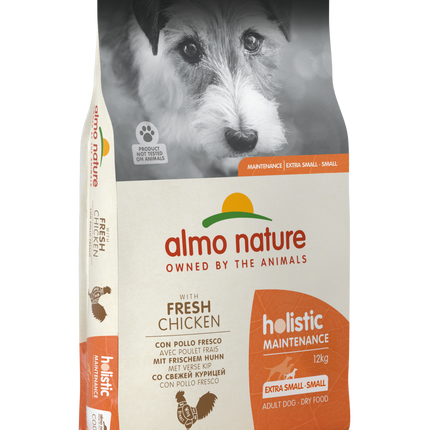 Almo Nature Holistic Droogvoer voor Kleine Hondenrassen - Maintenance - XS/S
