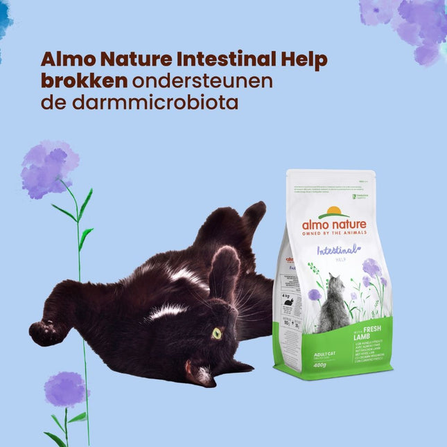 Almo Nature Intestinal Help Droogvoer Kat - Lam - 400 g of 2 kg