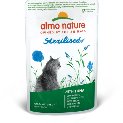 Almo Nature Sterilised Natvoer Kat - Zakjes - 30 x 70g
