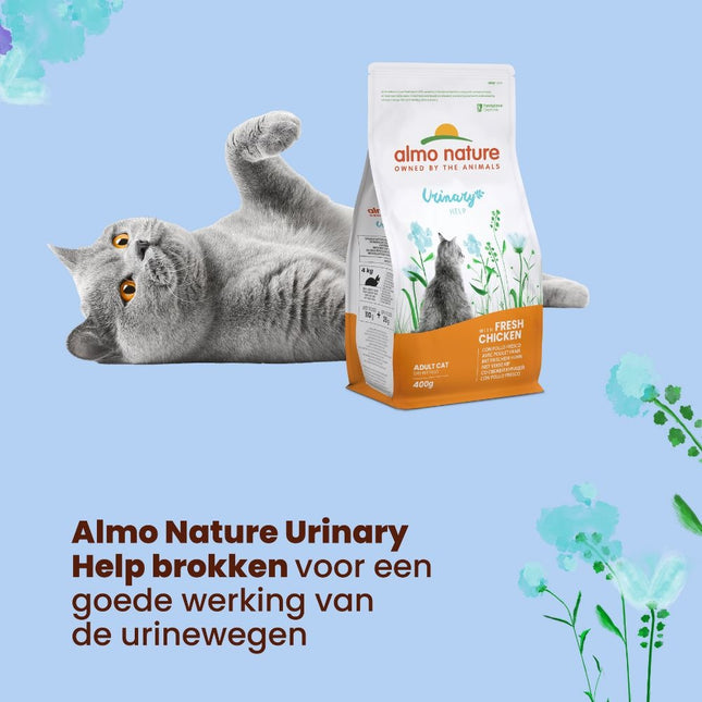 Almo Nature Urinary Help Droogvoer Kat - Kip - 400g of 2kg