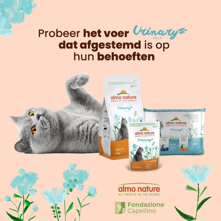 Almo Nature Urinary Help Droogvoer Kat - Kip - 400g of 2kg