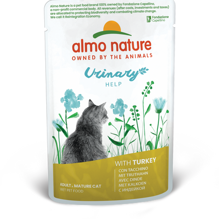 Almo Nature Urinary Help Natvoer Kat - Zakjes - 30 x 70g