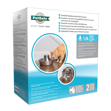 Drinkwell Streamside Ceramic Pet Fountain - 1.8 L