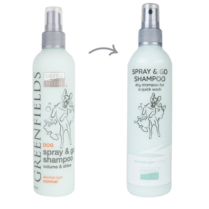 Greenfields Dog Spray & Go Shampoo 270 ml