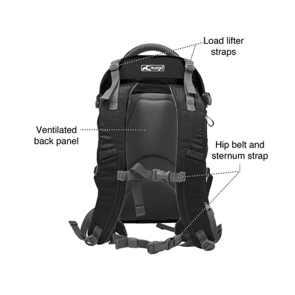 G-Train Dog Carrier Backpack Black