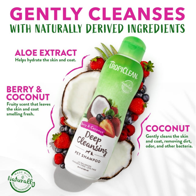 TropiClean Deep Cleaning Shampoo - 355ml