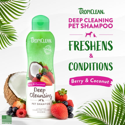 TropiClean Deep Cleaning Shampoo - 355ml