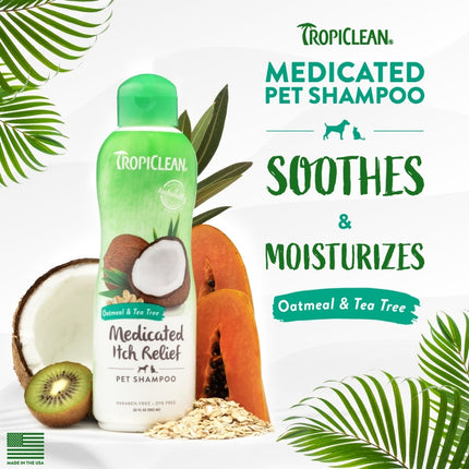 TropiClean Jeukverlichtende Shampoo - 355ml