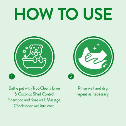 TropiClean Shed Control Conditioner - 355ml