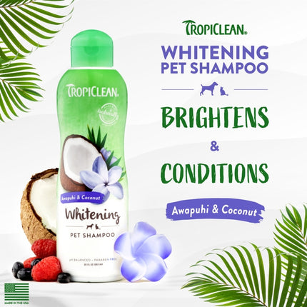 TropiClean Whitening Shampoo - 355ml